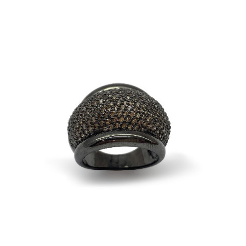 BROWN ZIRCONIA RING