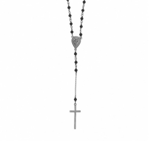 COLLAR ROSARIO BLACK