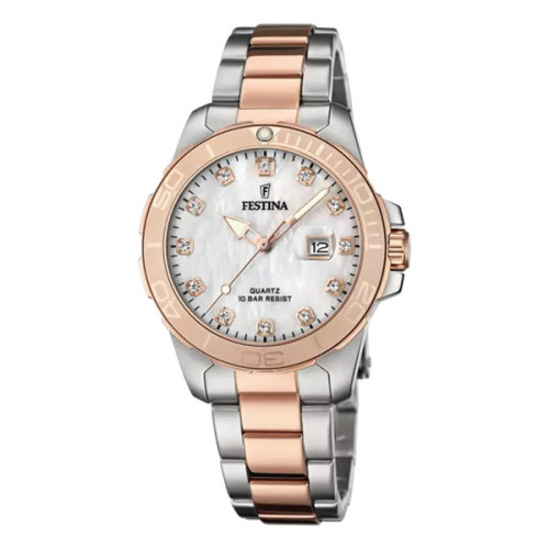 RELOJ FESTINA BOYFRIEND COLLECTION, NACAR CORREA DE ACERO