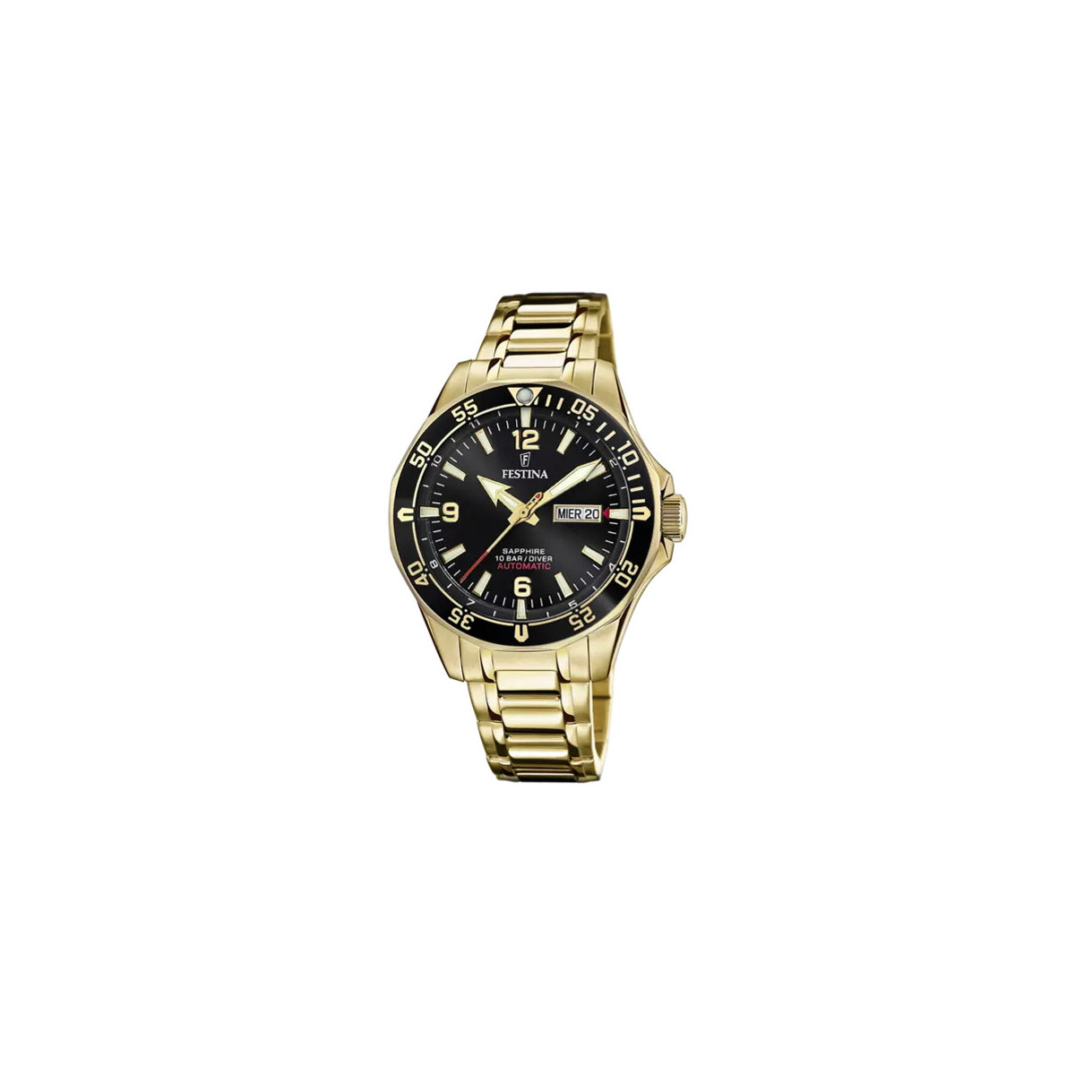 FESTINA AUTOMATIC WATCH BLACK STEEL BAND