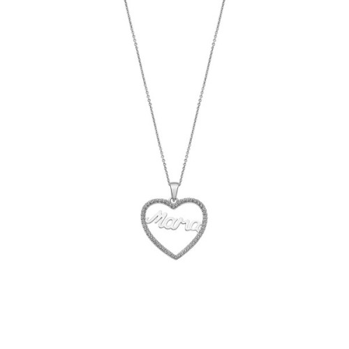 MOTHER&HEART LOTUS SILVER MOTHER'S LOVE NECKLACE