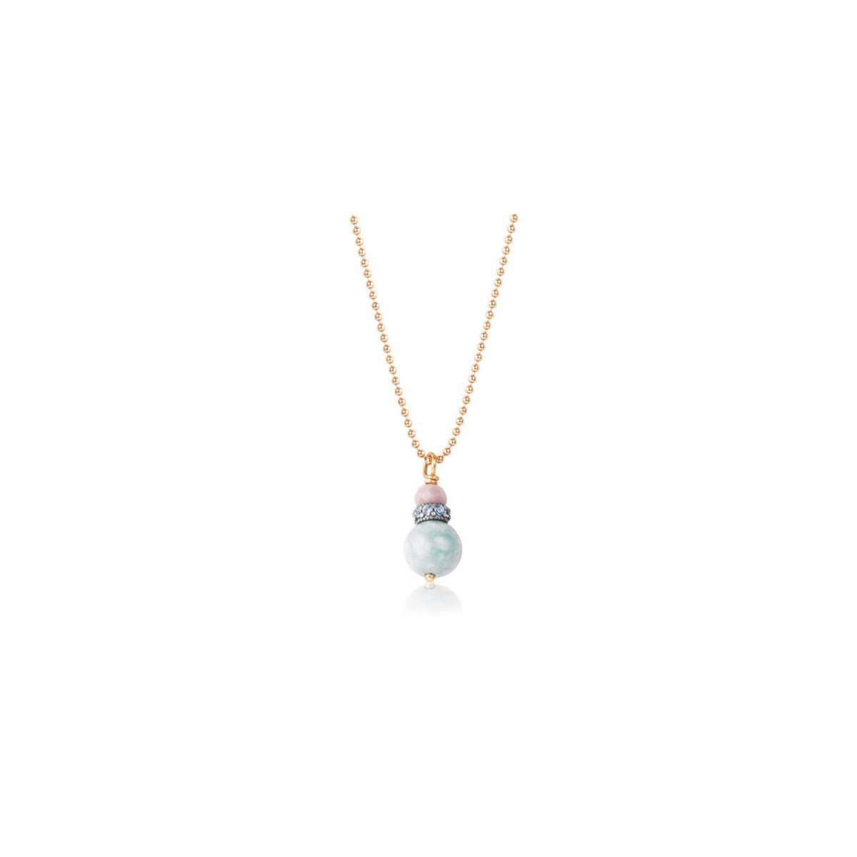 KIWI AGATE NECKLACE