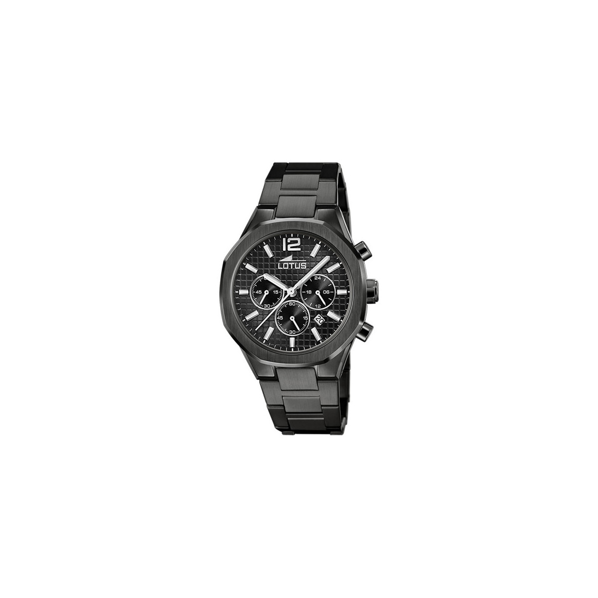 LOTUS WATCH 18849/1 BLACK 316L STAINLESS STEEL STRAP