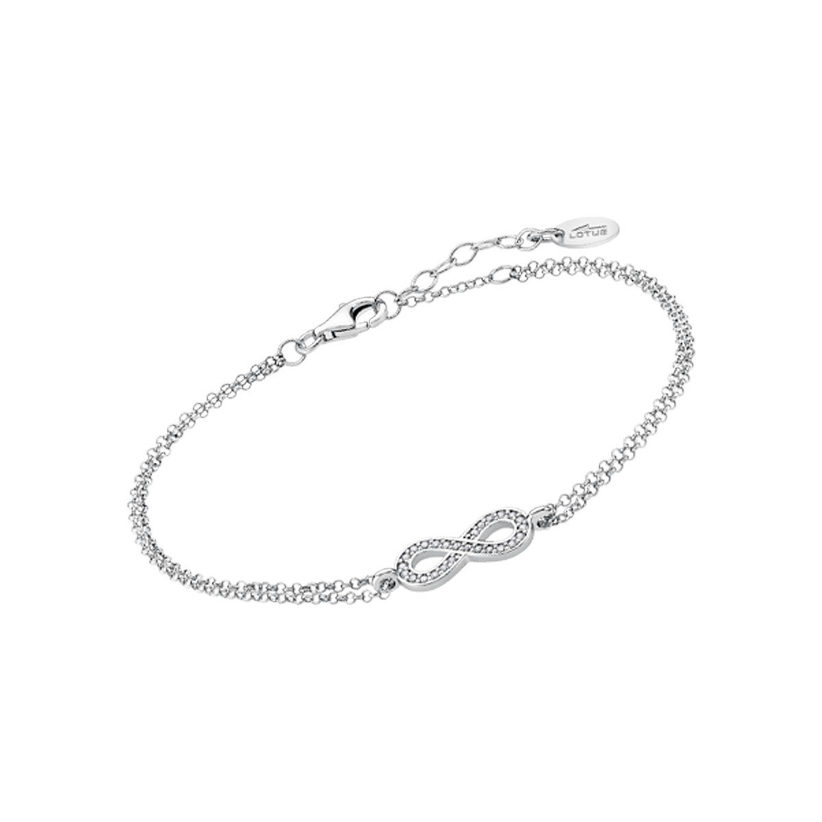 LOTUS SILVER INFINITY BRACELET TRENDY