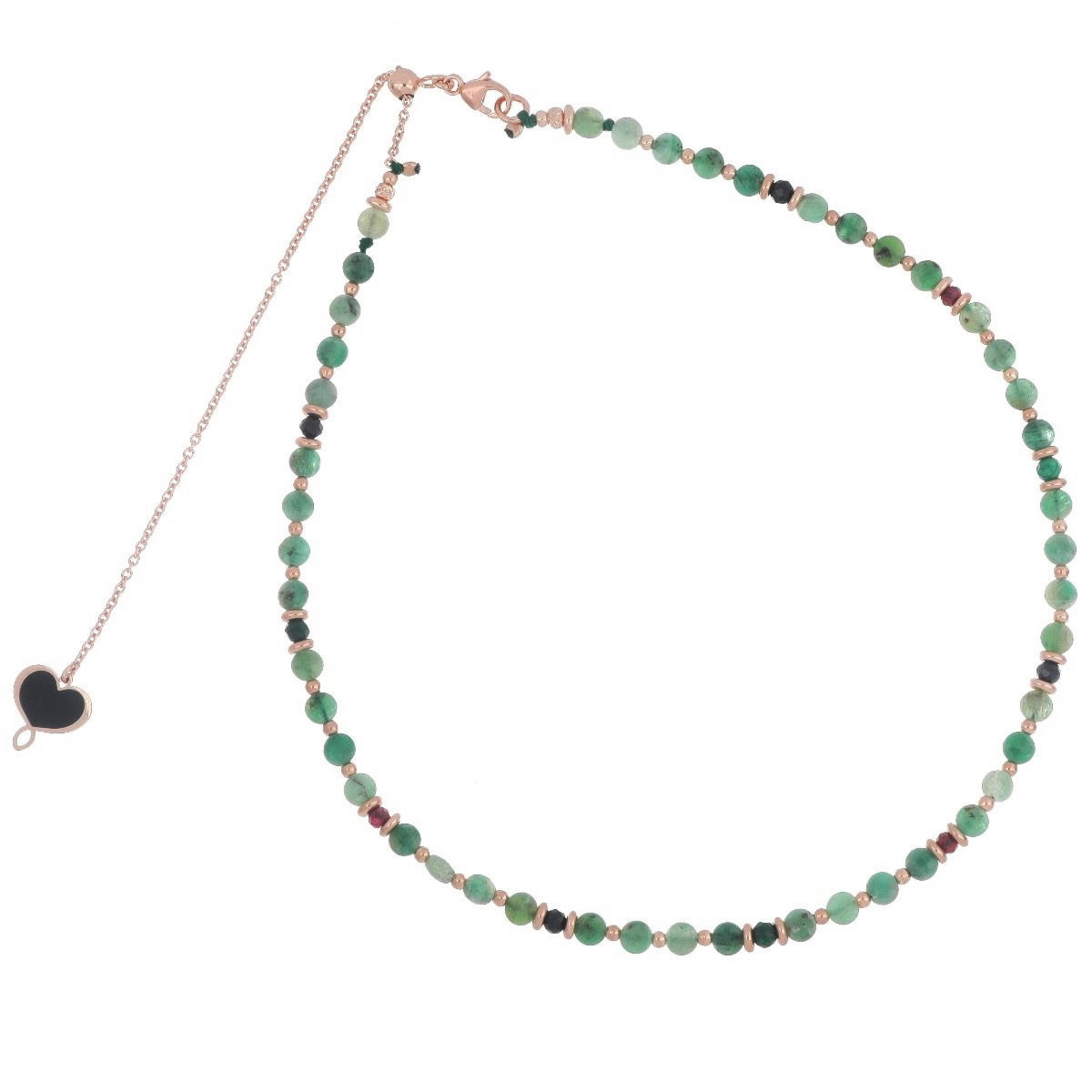 EMERALD AND SPINEL NECKLACE