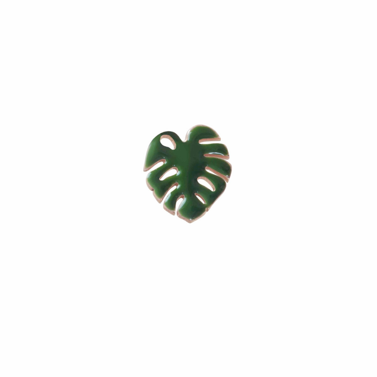 SINGLE PENDANT WITH MONSTERA LEAF