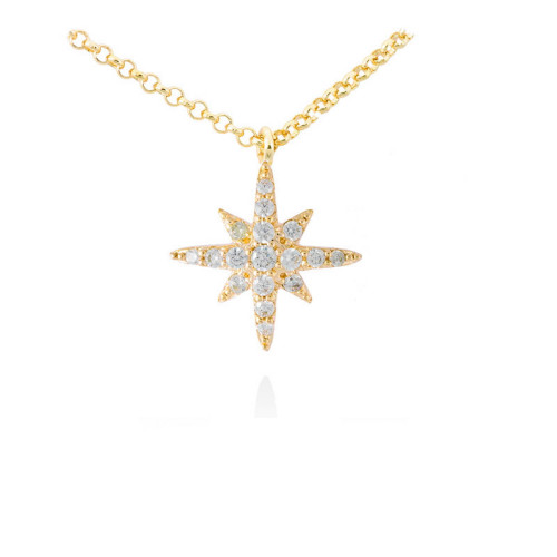 STELA NECKLACE IN GOLD PLATED SILVER