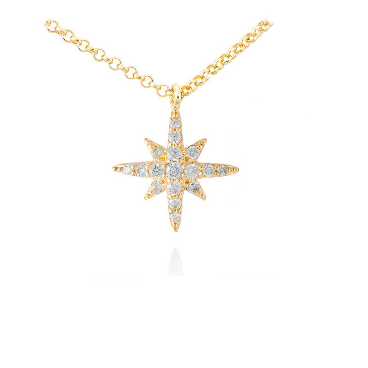 STELA NECKLACE IN GOLD PLATED SILVER