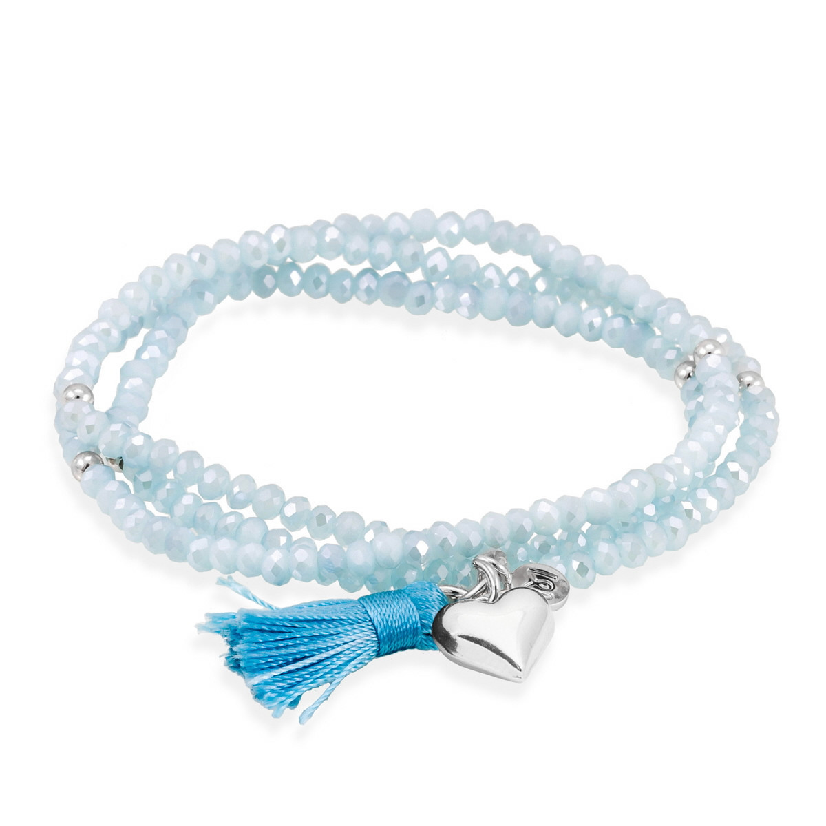 PULSERA ZEN AZUL EN PLATA