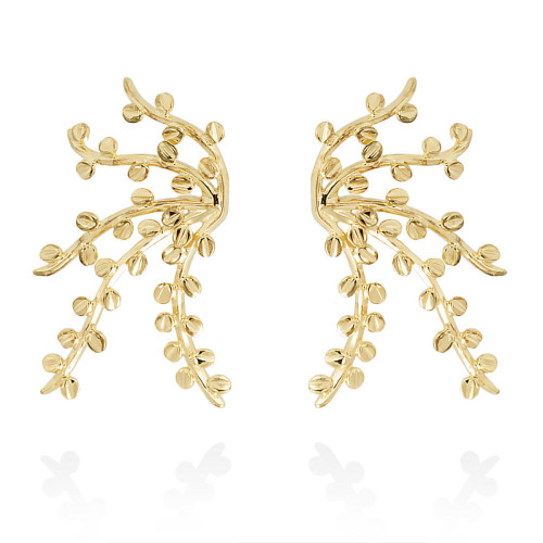 PENDIENTES FLORENCE EN PLATA DORADA