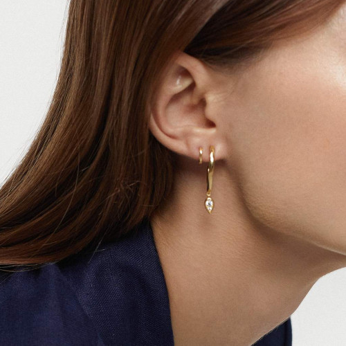 PENDIENTES HARMONY EN PLATA DORADA