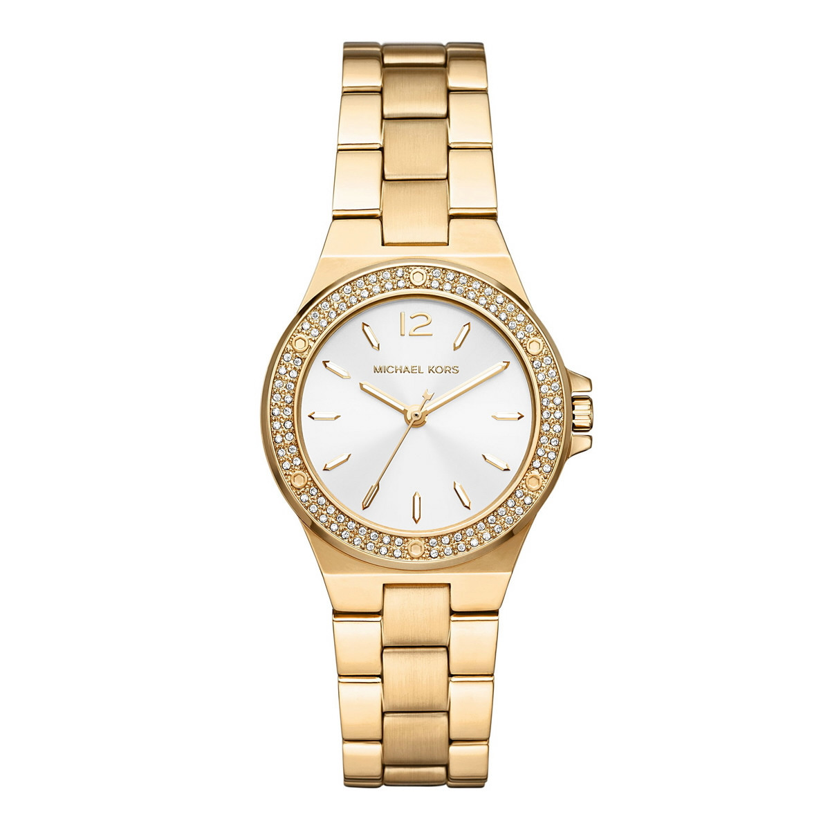 LENNOX MINI WATCH IN GOLD-TONE WITH INLAYS