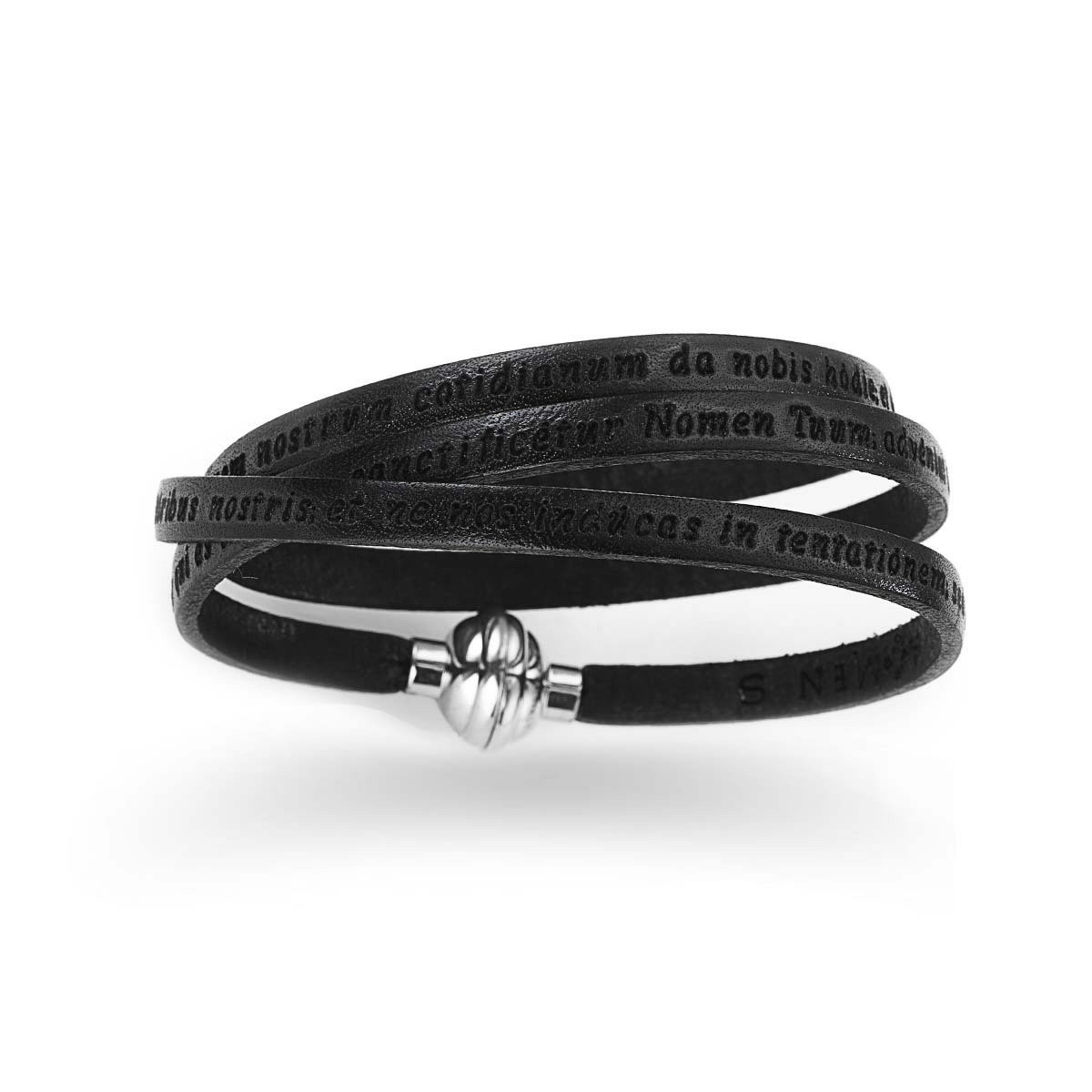 LEATHER BRACELET PADRE NUESTRO