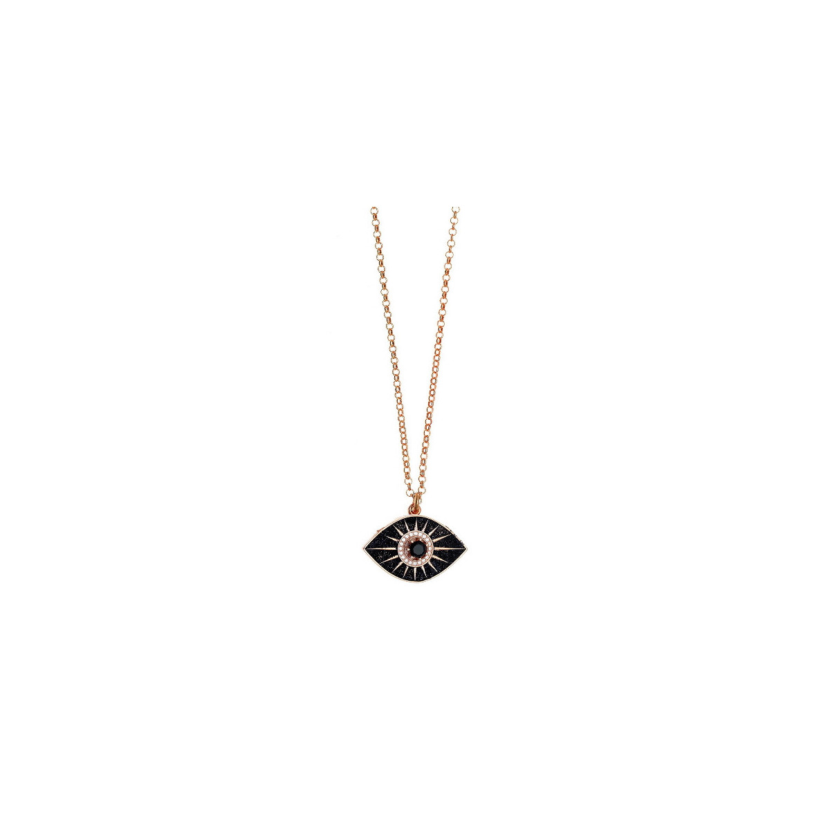 Collar De Ojo En Negro