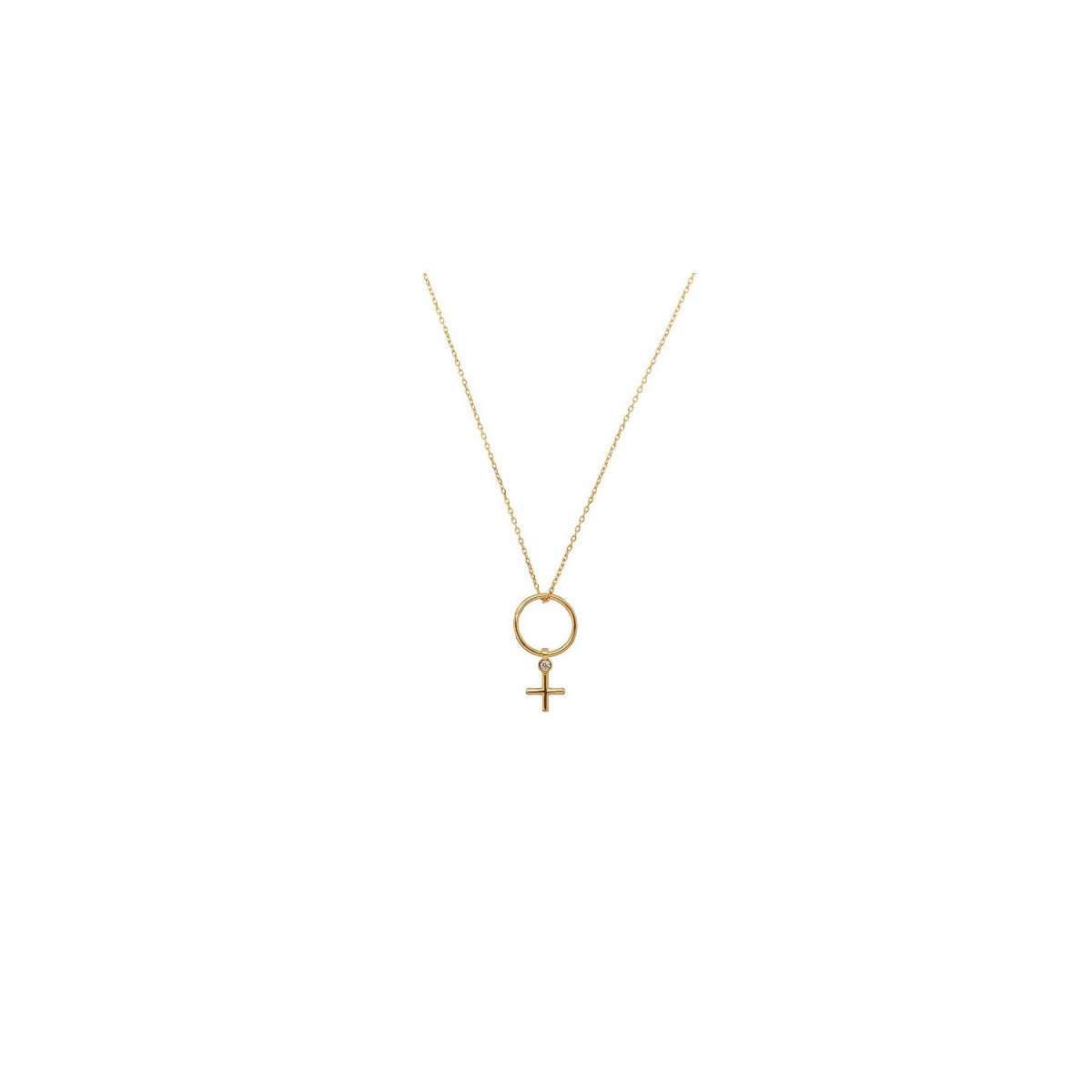 CADENA CON SÍMBOLO MUJER