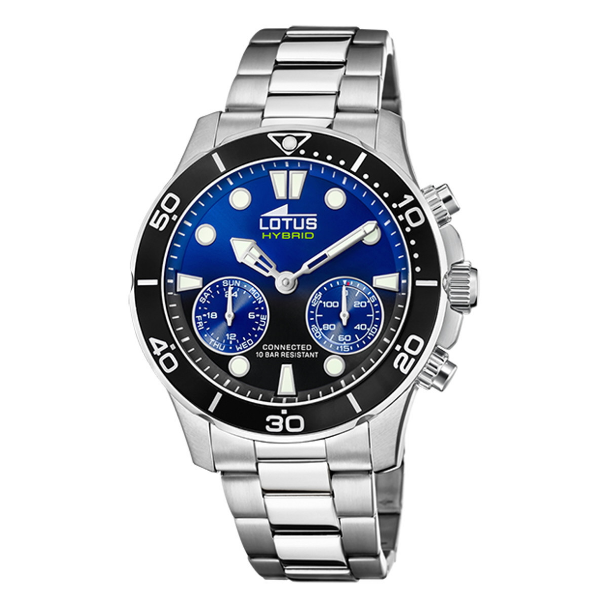 RELOJ CONNECTED AZUL CORREA DE ACERO