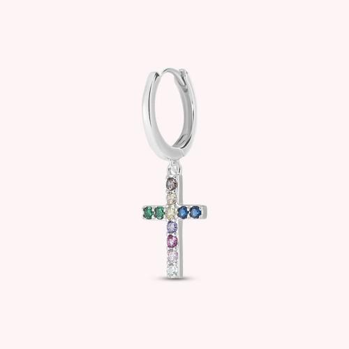 PIERCING MINI CROSS MULTICOLOR