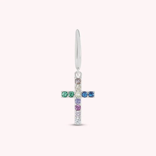 PIERCING MINI CROSS MULTICOLOR