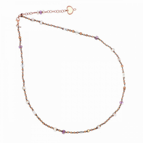 WHITE KNOT NECKLACE