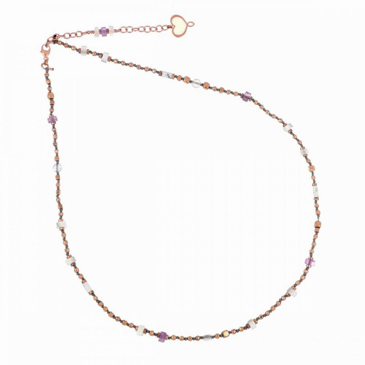 WHITE KNOT NECKLACE