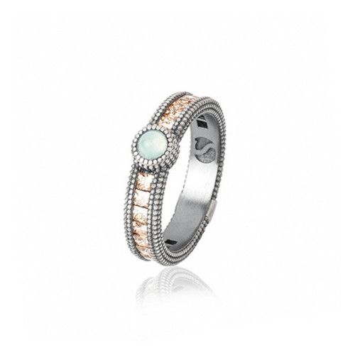 ANILLO BUCATINI CALCEDONIA