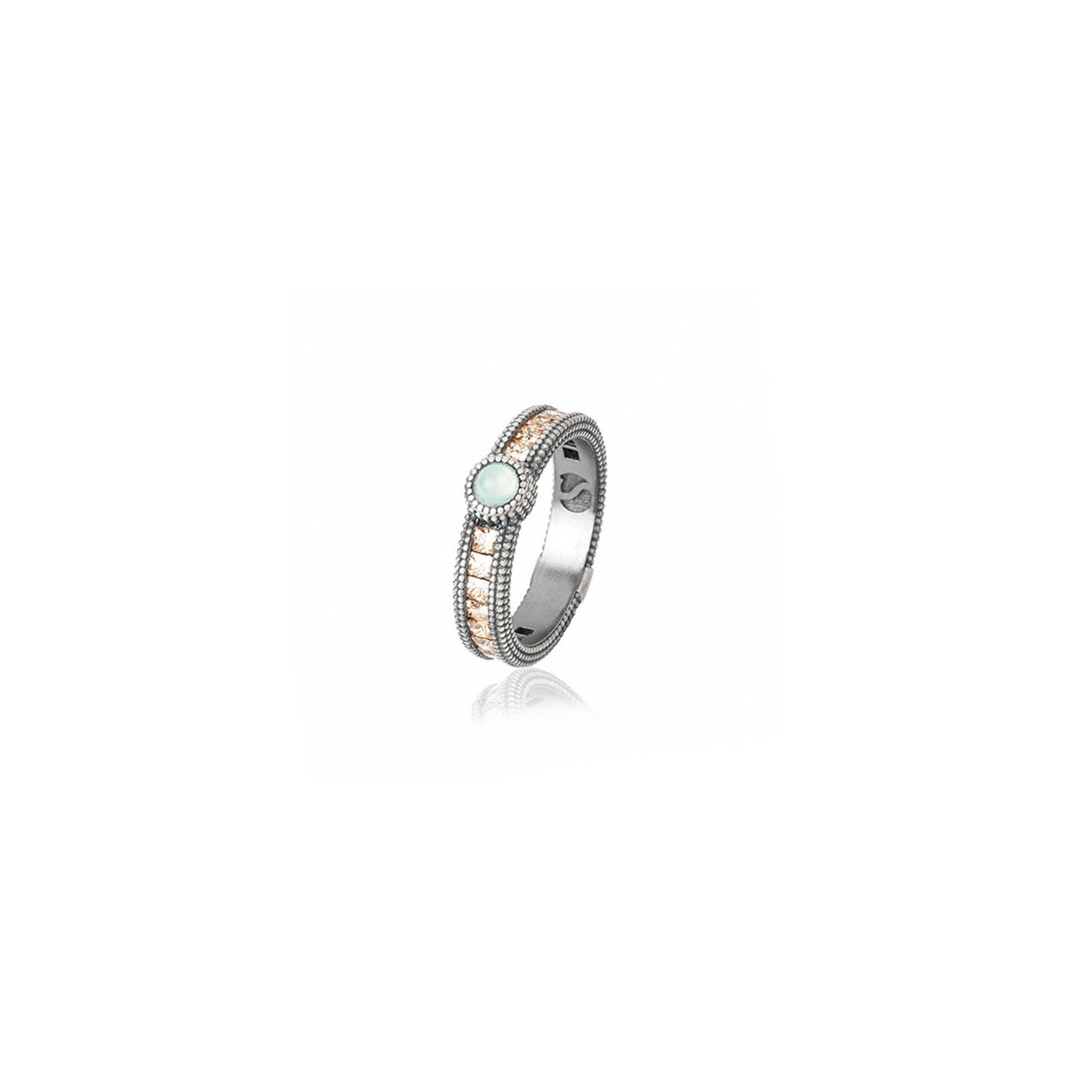 ANILLO BUCATINI CALCEDONIA
