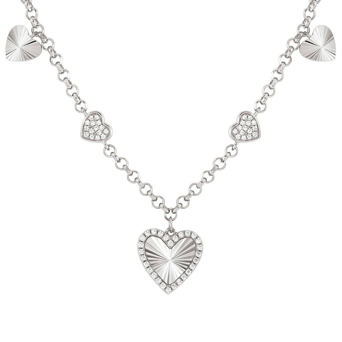 COLLAR TRUEJOY CON COLGANTES CORAZONES