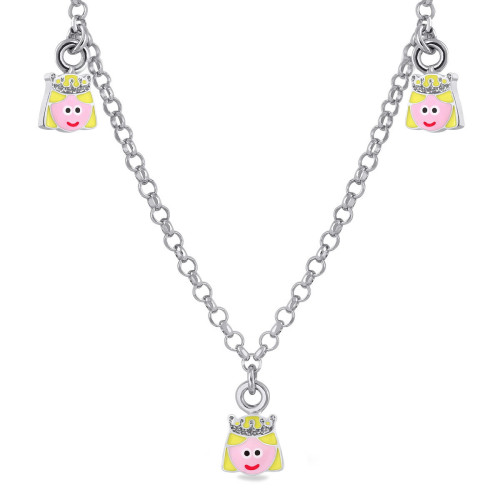 COLLAR PANDERETA & PRINCESA RUBIA