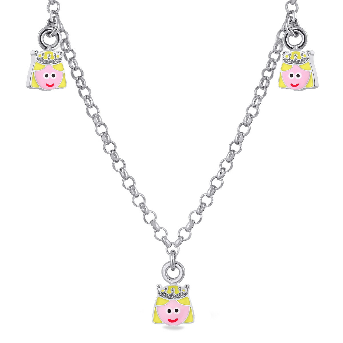 COLLAR PANDERETA & PRINCESA RUBIA