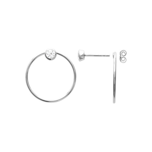 DETACHABLE EARRINGS WITH ZIRCONIA