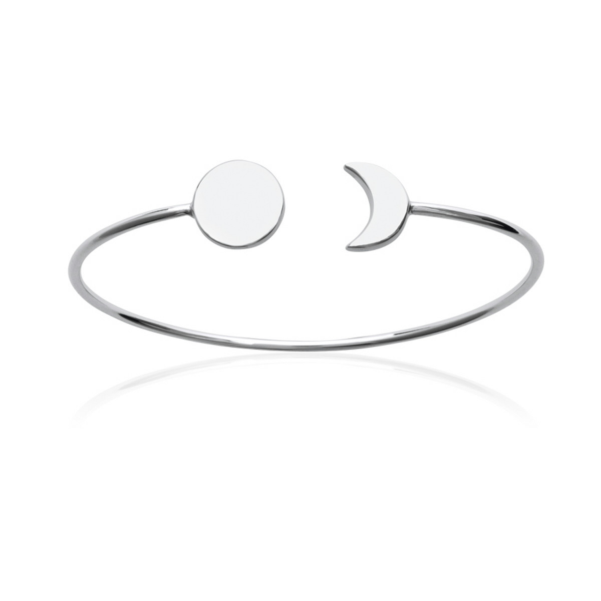 BRAZALETE RÍGIDO DE PLATA