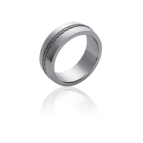 SILVER WEDDING RING FOR MEN