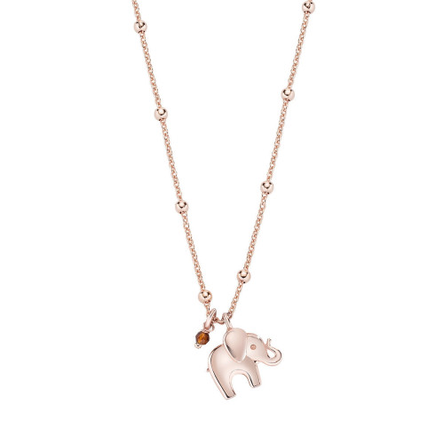 COLLAR ELEFANTE CRISTAL RUBINO