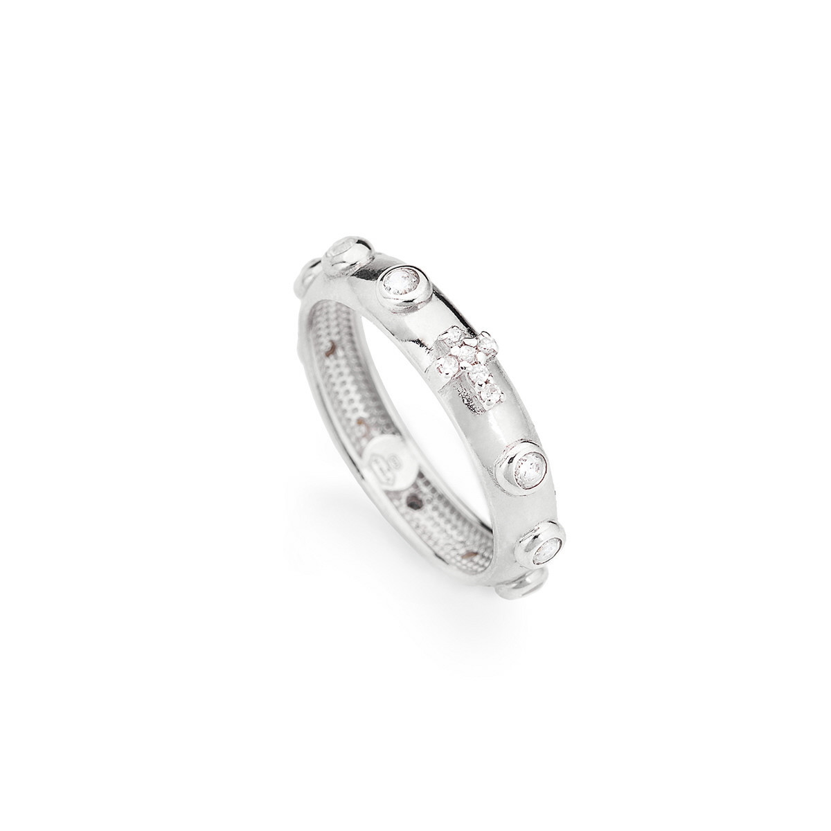 ANILLO ROSARIO CON CRUZ