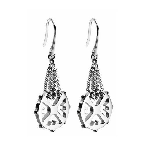 EMPORIO ARMANI SILVER EARRINGS