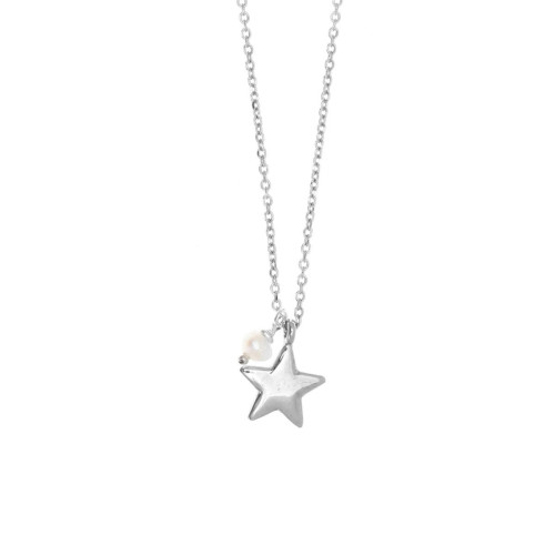 STAR WITH PEARL NECKLACE