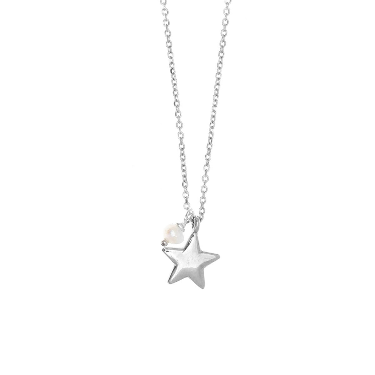 STAR WITH PEARL NECKLACE