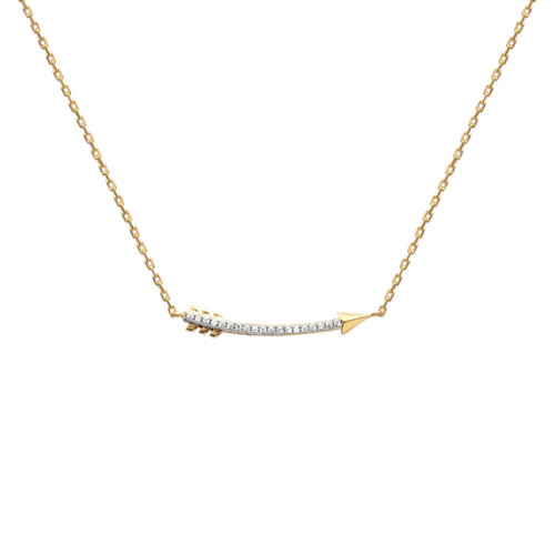 NECKLACE WITH ZIRCONIA ARROW