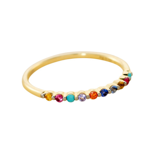 ANILLO FINO BELOVED MULTICOLOR
