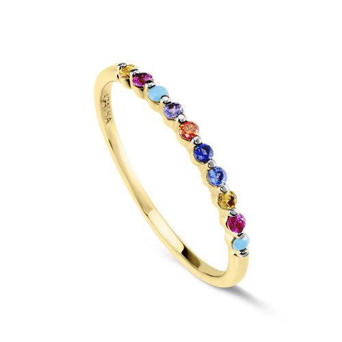 ANILLO FINO BELOVED MULTICOLOR
