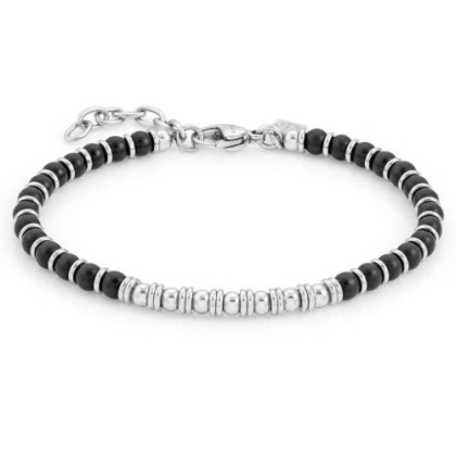 INSTINCTSTYLE STEEL AND STONES BRACELET
