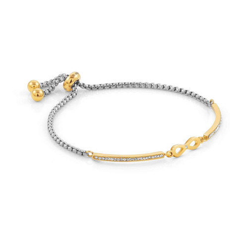 GOLD COLOURED INFINITY BRACELET MILLELUCI