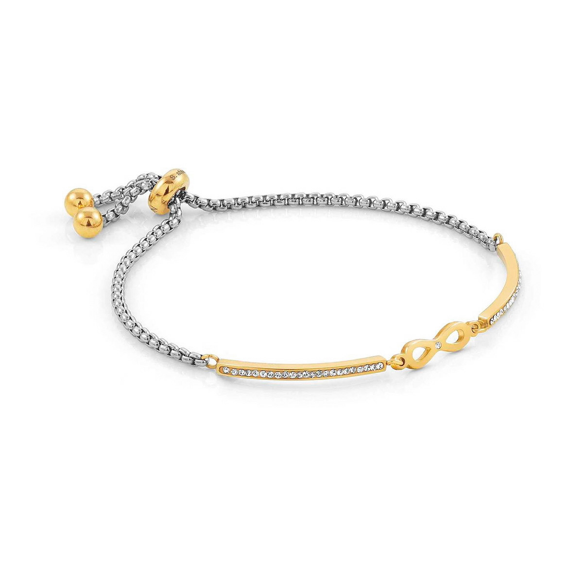 GOLD COLOURED INFINITY BRACELET MILLELUCI