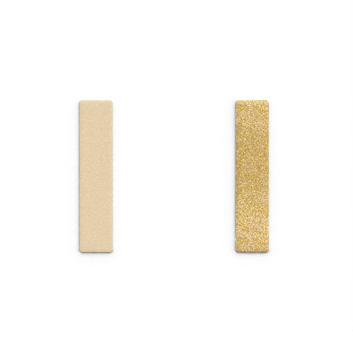 REVERSIBLE INSERT - RINGS, CREAM/GOLDEN GLITTER
