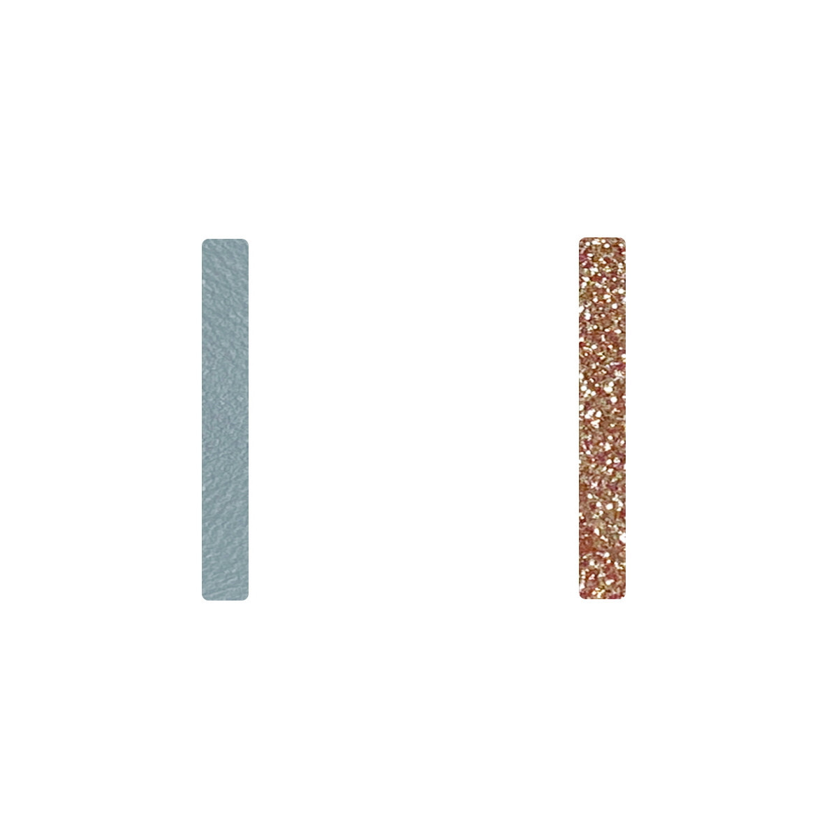 LEATHER BAND - PASTEL BLUE / GLITTER PINK RINGS