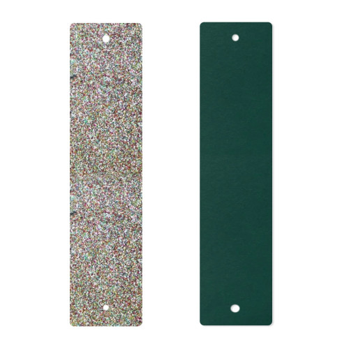 LEATHER BAND - BRACELET GLITTER / TEAL