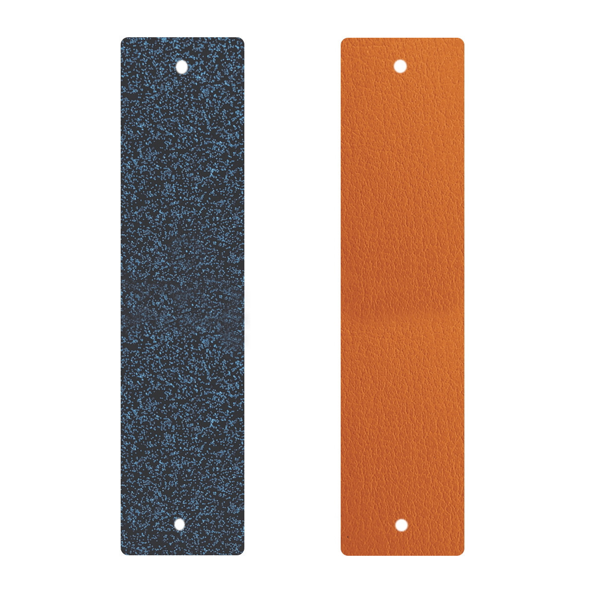 banda cuero - pulsera BLUE GLITTER / APRICOT