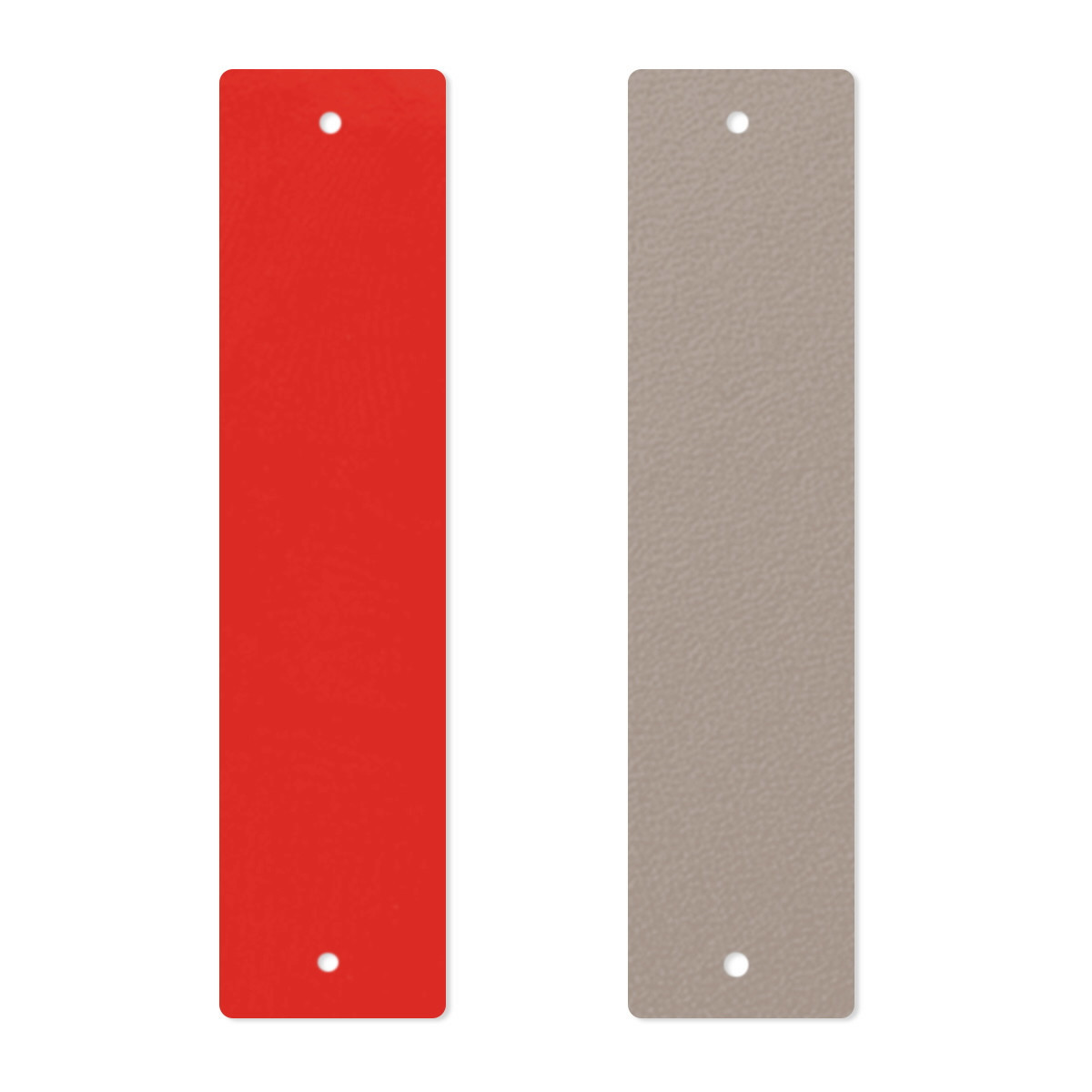 LEATHER BAND - BRACELET PATENT CORAL / TAUPE