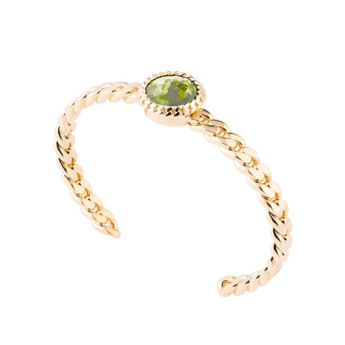 COCKTAIL BRACELET IN BRONZE AND STONES