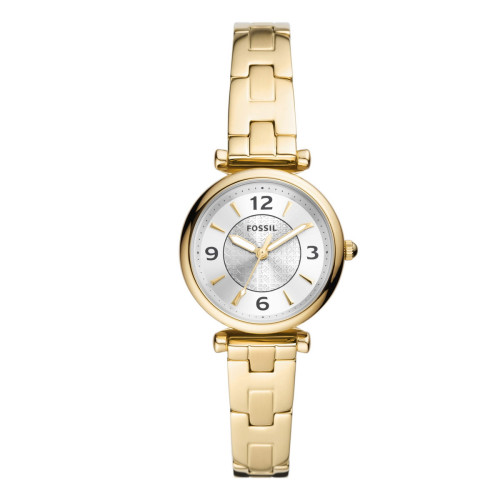 RELOJ CARLIE DE ACERO INOXIDABLE EN TONO DORADO CON TRES AGUJAS